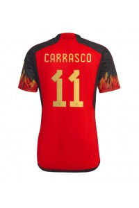België Yannick Carrasco #11 Voetbaltruitje Thuis tenue WK 2022 Korte Mouw